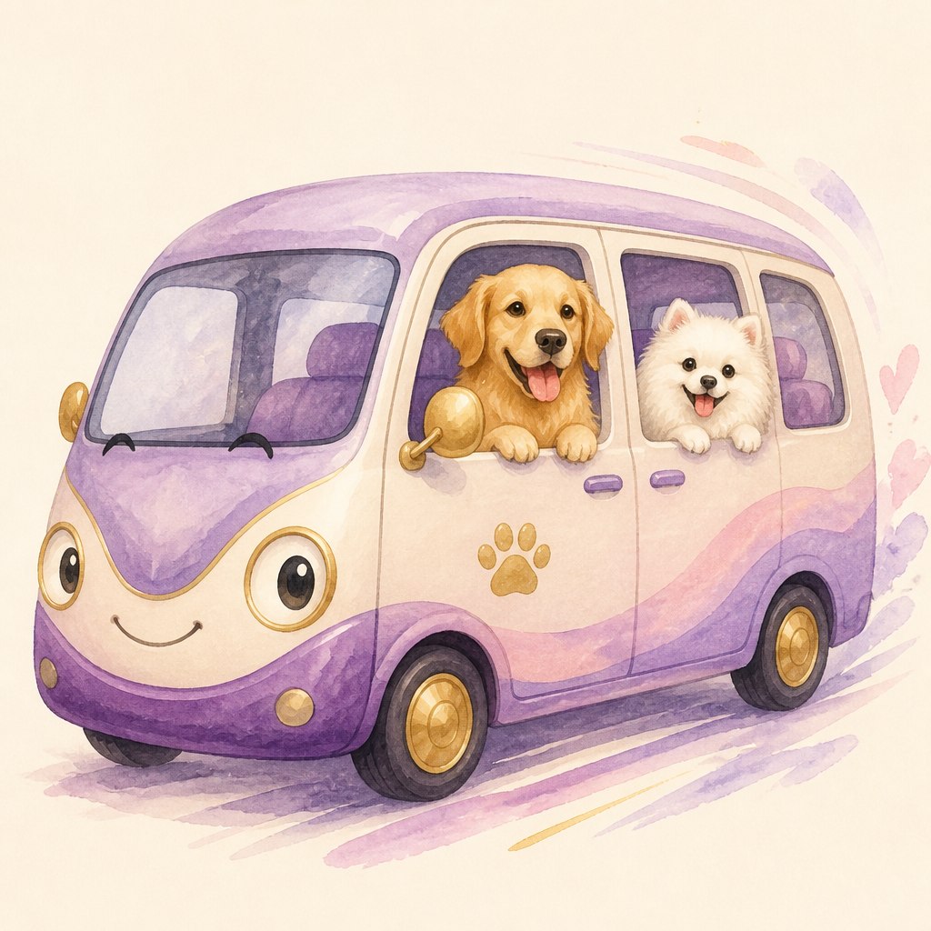 Dog shuttle pick-up service for Hermosa Beach